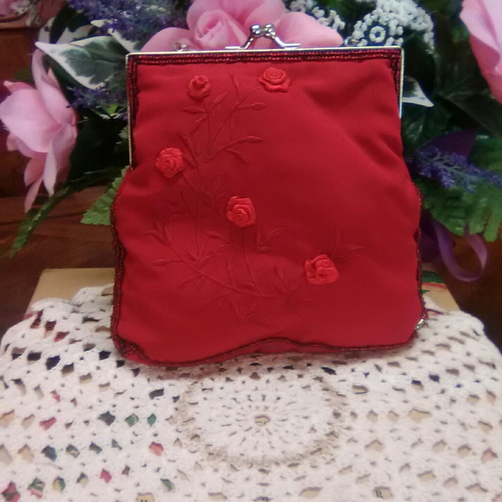 Bloomingdale's Red Purse